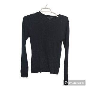 Banana Republic Navy Sheer Knit Sweater M